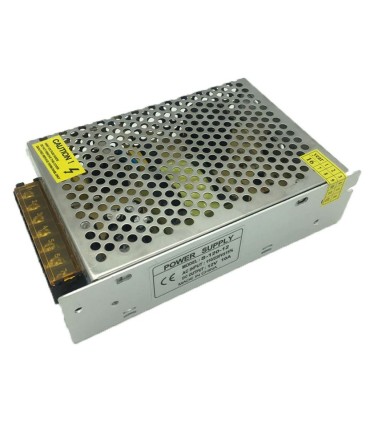 Fuente De Voltaje  12VDC-10A Corriente Directa (110V AC a 12V DC)